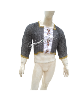 8 MM 17 Gauge Full Round Dome Pin Riveted Ring Chainmail Voider