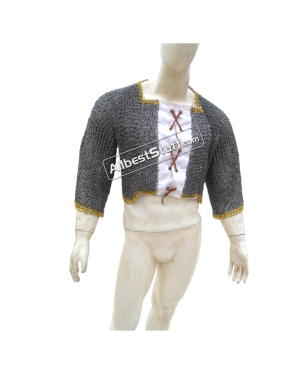 8 MM 17 Gauge Full Round Dome Pin Riveted Ring Chainmail Voider