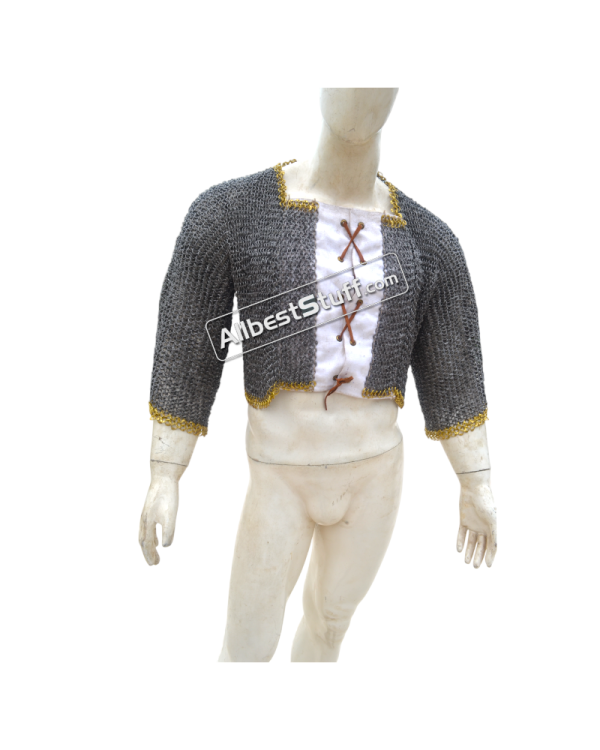 8 MM 17 Gauge Full Round Dome Pin Riveted Ring Chainmail Voider