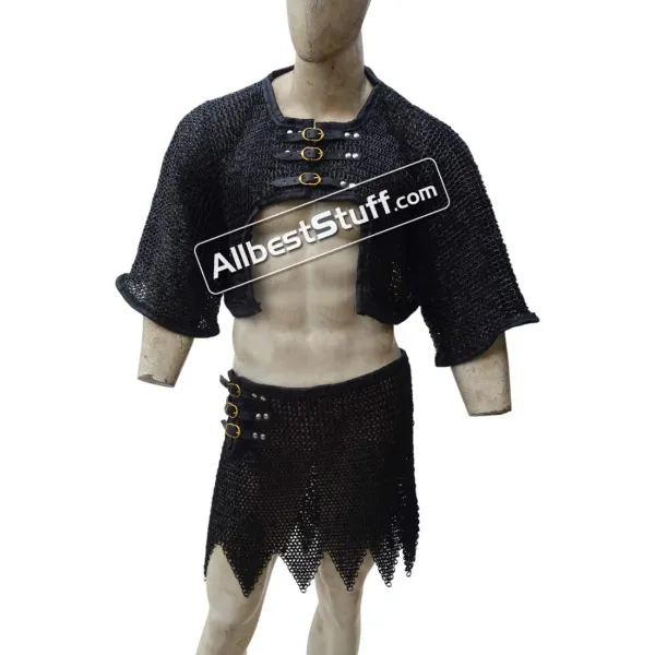 8 mm Chainmail Voider and Skirt Combo Flat Ring