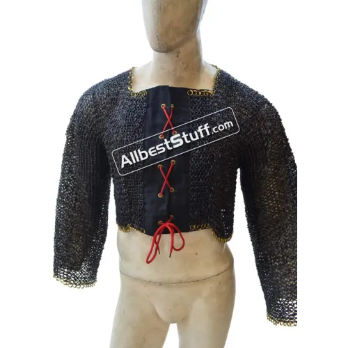 8 MM Full Round Dome Pin Riveted Ring Maille Voider