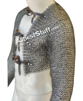 Aluminum Round Riveted with Flat Solid Chainmail Voider Closed
