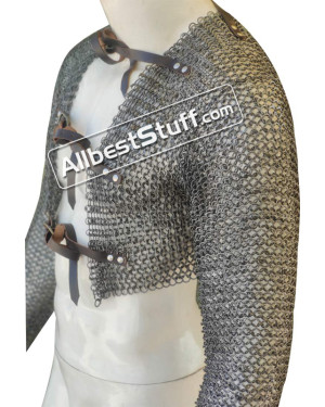 Aluminum Round Riveted with Flat Solid Chainmail Voider Closed