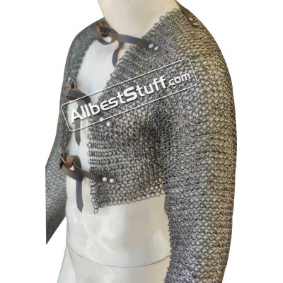 Aluminum Round Riveted with Flat Solid Chainmail Voider Closed