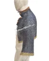 Flat Riveted with Solid Ring 8 mm Chainmail Half Body Shirt image 1