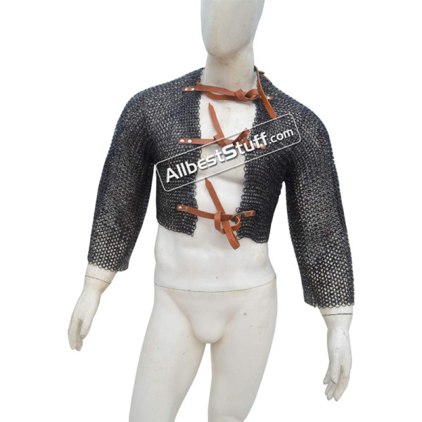 Flat Wedge Riveted Chainmail Voider Closed Chest 9 mm