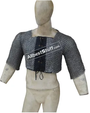 Full Flat Aluminum Dome Pin Riveted Ring Chain Mail Voider