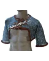 8 mm Flat Riveted with Solid Rings Chainmail Half Sleeve Voider image 6