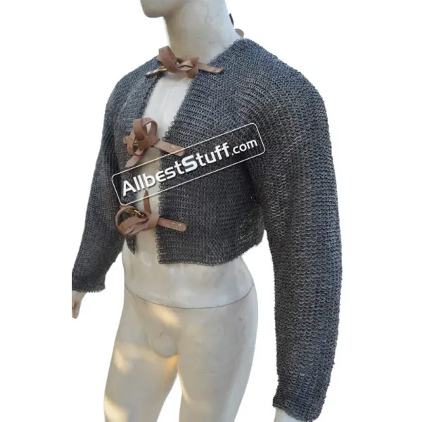 Maille Voider Closed Chest & Arm Coverage Flat Riveted 9 MM Ring