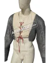 Medieval Riveted Chainmail Sleeve 6 MM Ring Vest image 1