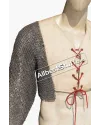 Medieval Riveted Chainmail Sleeve 6 MM Ring Vest image 8