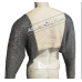 Riveted chainmail voider 6 mm stitched fabric