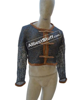 Titanium Chain Mail Half Shirt 3 Buckle
