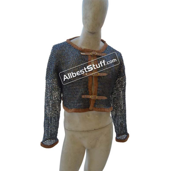 Titanium Chain Mail Half Shirt 3 Buckle