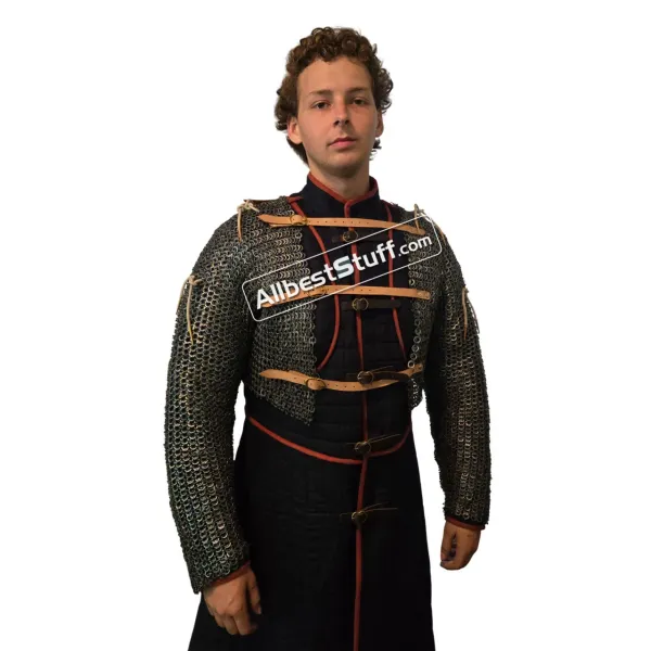 Titanium Full Flat Pin Riveted Chainmail Voider Closed