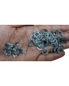 8 MM Wedge Riveted Loose Rings and Rivets image 4