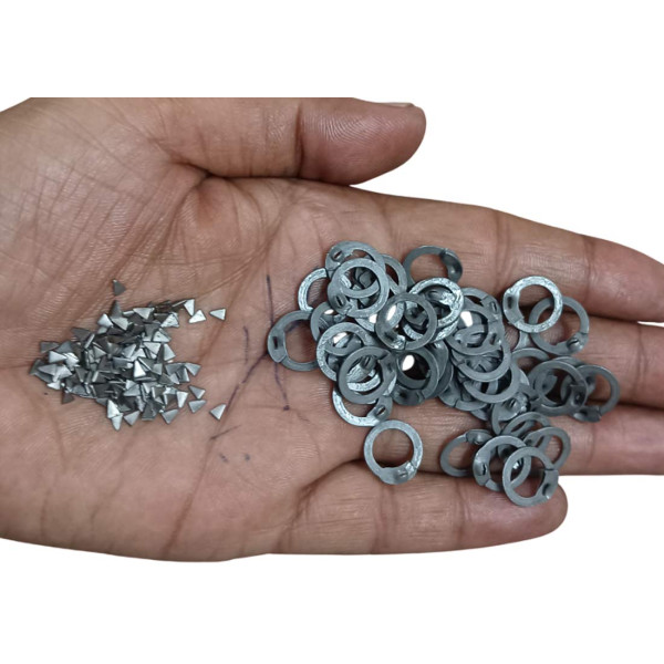 8 MM Wedge Riveted Loose Rings and Rivets