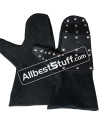 Stainless Steel Maille Mittens with 5 mm Reinforced Leather image 3