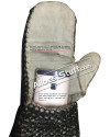 Padded Linen stitched pair of Maille Mittens image 2