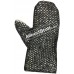 Padded Linen stitched pair of Maille Mittens