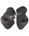Stainless Steel Maille Mittens with 5 mm Reinforced Leather image 4