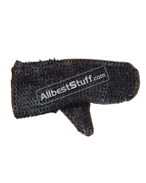 Stainless Steel Flat Riveted Rust Proof Chain Mail Mittens