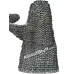 Flat Wedge Riveted Maille Padded Linen stitched Mittens