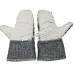 Flat Wedge Riveted Maille Padded Linen stitched Mittens