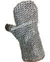 Full Riveted Aluminum Maille Mittens 16 Gauge image 1