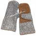 Aluminum Flat Riveted with Solid Rings Maille Mittens