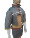 8 mm Flat Riveted with Solid Ring Chainmail Half Body Shirt & Skirt Combo image 8