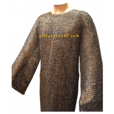 Flat Riveted Chainmail Shirt Stainless Steel Chest 58 XXL