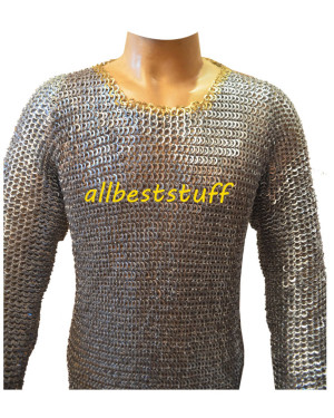 Ancient Maille Armour Replica 8 mm Flat Riveted Chest 50