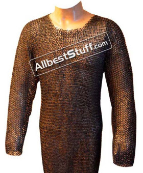 Dense Ring Maille 46 inch Long Sleeve 6 MM Maille