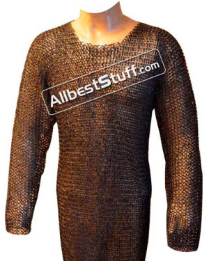 Dense Ring Maille 46 inch Long Sleeve 6 MM Maille