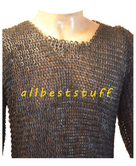 Flat Riveted Dense All Riveted Maille Small Chest 32