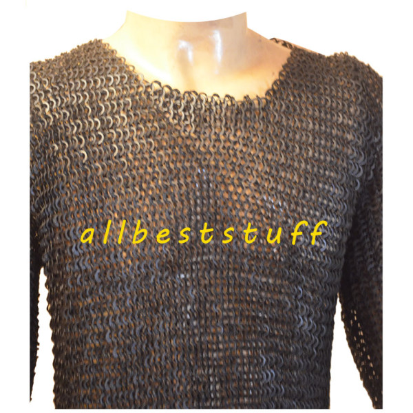 Flat Riveted Dense All Riveted Maille Small Chest 32