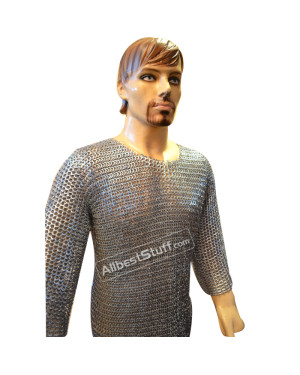Flat Riveted Solid Smaller 8 mm Chain Mail Small Chest 30