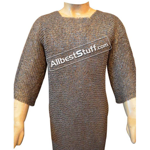 Medieval Riveted Maille Smaller Ring 6 MM Flat Riveted Chest 46