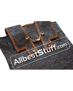 Roman Hamata Maille 6 MM Dome Riveted Flat Ring Chest 50