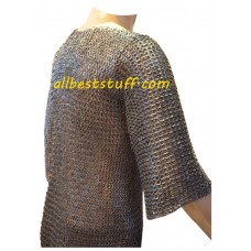 Round Riveted Flat Washer Chain Mail Shirt Large Size Chainmail Hauberk 16 Gauge