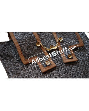 Full Riveted Roman Hamata Maille 6 MM Flat Ring Chest 45