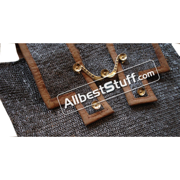 Full Riveted Roman Hamata Maille 6 MM Flat Ring Chest 45