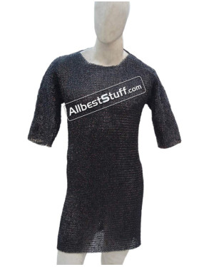 Copper Riveted Chainmail Hauberk Chest 47