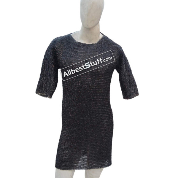 Copper Riveted Chainmail Hauberk Chest 47