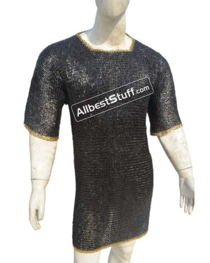 Dense Flat Riveted Solid 6 MM Chainmail Chest 55