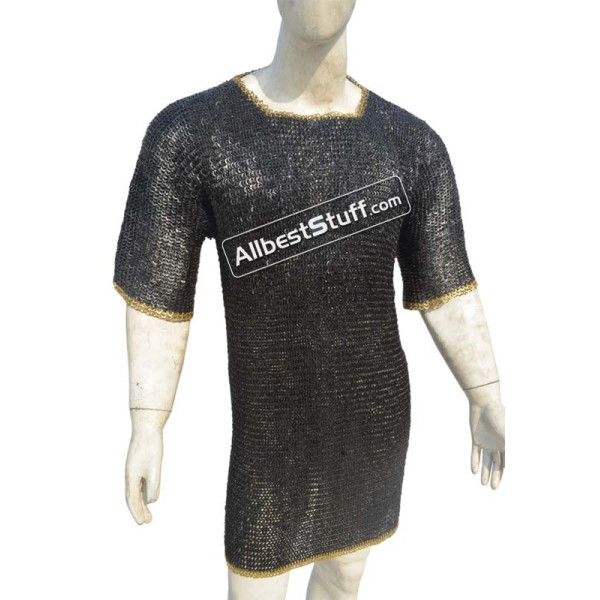 Dense Flat Riveted Solid 6 MM Chainmail Chest 55