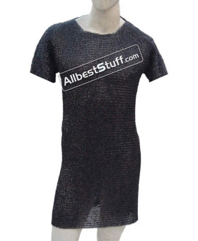 Copper Riveted Chainmail Flat Ring 6mm Chest 41 inches