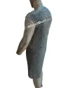 Long Length Riveted Chain Mail Hauberk Chest 48 Sleeveless image 2