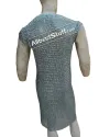 Long Length Riveted Chain Mail Hauberk Chest 48 Sleeveless image 3